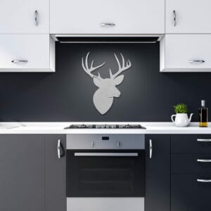 Deer Head Metal Wall Art