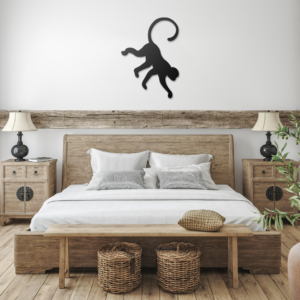 Monkey Metal Wall Decoration