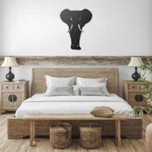 Metal Elephant Wall Art