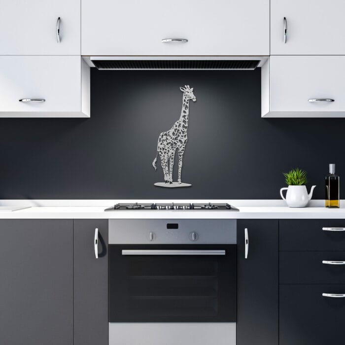 Metal Wall Art for Giraffe Lovers