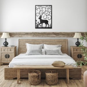 Deer Metal Wall Artwork