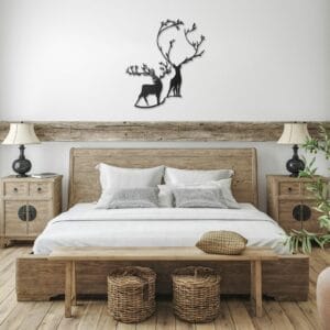 Metal Deer Wall Decor