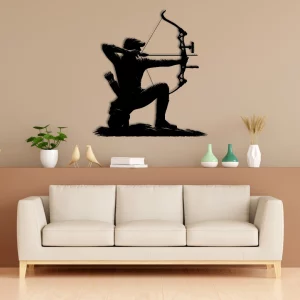 Bow Hunting Metal Art